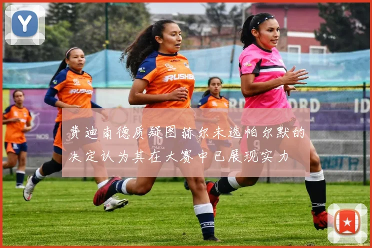 费迪南德质疑图赫尔未选帕尔默的决定认为其在大赛中已展现实力